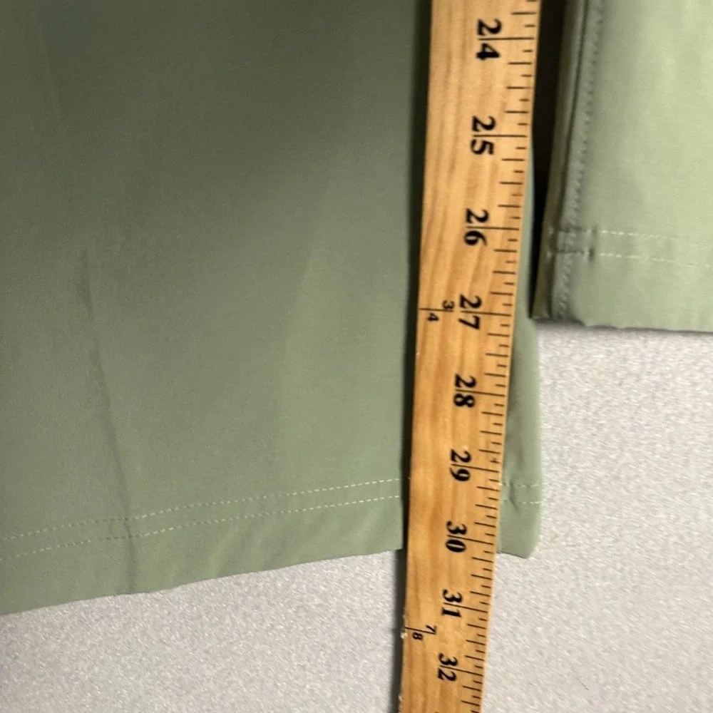 STIO Pants Mens Sz 38 Short Green CFS Board Stretch Lightweight Softshell Hiking